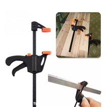 목공클램프 4인치 고정 퀵그립 목재 공구, 단품