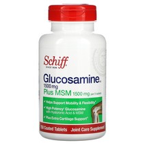 쉬프 글루코사민 플러스 MSM 500mg 코팅 정제 150정 관절 연골 서포트 관절엔콘드로이친