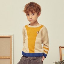 치크(CHEEK) 남아 컬러블럭 풀오버 스웨터 CKKA21W2B