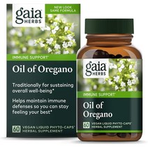 gaia HERBS 오레가노오일 60 비건 리퀴드피토캡