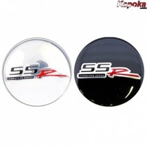 POI_201 엠블럼 SSR 휠스티커 D21 4개한세트 휠캡 56mm 65mm 7W9F30B7, 65mm SSR실버
