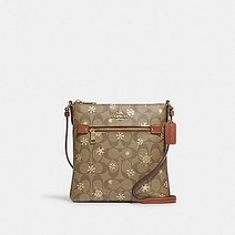COACH 코치 CF285 미니 로완 스노우플레이크 파일 백