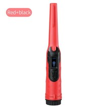 금속 탐지 보안 검색 LCD 디스플레이 Pinpoint 탐지기 Pinpointer IP68 방수 9V 배터리 포함 360 Pinpointing, [01] 빨간