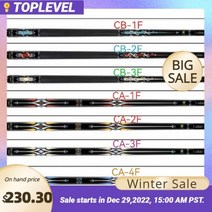 큐대 당구 큐 상대 카본 최신 크리컬 12.5mm 팁 탄소 섬유 풀 샤프트 Uniloc 3/8*8 레이디 얼 핀 조인트 패션 디자인 버트, CA-2F