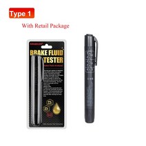 자동 액체 테스트 브레이크 유체 테스터 펜 DOT3/DOT4 정확한 오일 테스트확인 자동차 액세서리, 01 Type 1