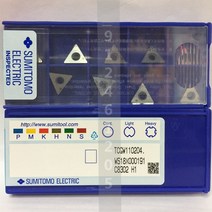 TCGW110204 H1 / TCGW110202 오리지널 스미토모 CNC 카바이드 인서트 10 개/박스, [02] TCGW110204 H1