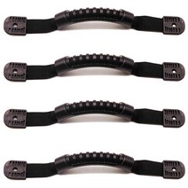 4 PCS KAYAK CHIRTE CANOE BOAT 측면 카약 카약 쿨러 핸들 용 카약 보트 측면 마운트 캐리 핸들, 하나, 검은 색