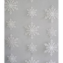 화이트 크리스마스 집안 데코 눈꽃송이 테라스데코