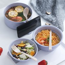 공장 거품 국수 그릇 학생 큰 대나무 섬유 식당 식기 세트 배수 수프 6 조각 도매 맞춤형 로고, 블랙