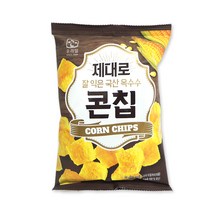 우리밀 국산 옥수수 콘칩 60g 20개
