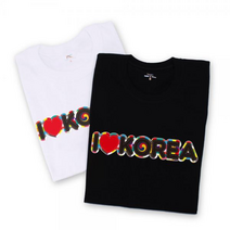 한국기념티셔츠 알럽코리아1 남녀공용 외국인선물