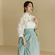 생활한복에 생활한복을 더한 덧치마 스커트 빅사이즈 허리치마 퓨전의상