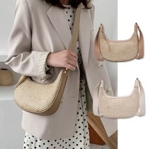 오너클랜 반달 라탄 숄더백 USG127[WC2E5B4]