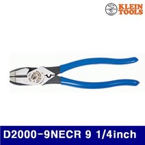 클라인툴스 강선용 압착뺀치 D2000-9NECR 9 1 4Inch 41 33 (1EA)