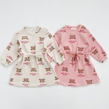 오뜨베베 아기옷 유아동복 키즈 여아옷 해피 와플 원피스(돌전후-7세)