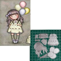다이컷머신 아크릴재단기 다이컷머신 다이컷기계 풍선 소녀 공예 종이 다이 컷 카드 만들기 Diy 스크랩북