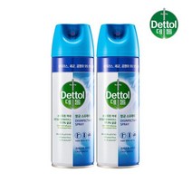 데톨 항균 스프레이 크리스프브리즈 450ml x2개 뿌리는 살균 소독 34494