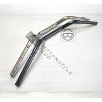 가와사키 W650 W800 튜닝파츠 25MM-22MM 핸들바, 크롬