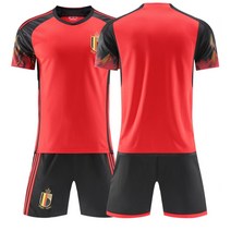 22/23 벨기에 국가대표 축구복 반팔 데브라이너 아자르 유니폼 상하의세트