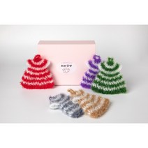 [5+1] 휘연공방 핸드메이드 두겹 원피스 오리지널/파스텔 5p 수세미 세트 사은품 개별포장 빠른배송 선물용 상자 포장, 오리지널 SET