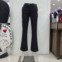 까스텔바작 겨울여성골프웨어 부츠컷 골프바지 팬츠_BGAWPT701BK
