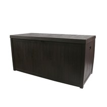 야외보관함 수납 정리함 데크박스 430L HR 4024B, BLACK