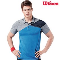 윌슨 카라 반팔티 5241 블루 남성 PK 피케이 단체복