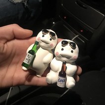 이온캔들 소맥 지방이 세트 차량용 석고방향제, 러브스펠