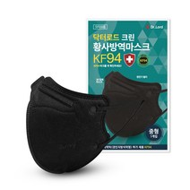 닥터로드크린 중형 소형 새부리형 미세먼지 황사 유아마스크 KF94 아동마스크 어린이마스크, 중형블랙, 1매입