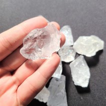 천연원석 백수정 큰 조각 어항 자갈 조경자갈 명상자갈, 200g