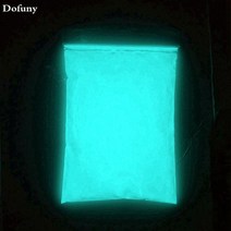 빛나는 10g 및 Dofuny 글로우 다크 파우더 매니큐어 에폭시 수지 스카이 블루 라이트 용 빛나는 안료, 한개옵션1, 01 NO5 Blue green 10g
