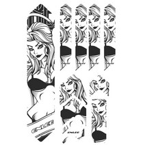랩핑 데칼 충격 방지 로드 자전거 스티커 개 스크래치 프레임 커버, 01 Beauty