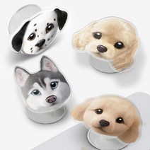 슈가캣 캔디도기 애견 댕댕이 Dog 강아지 펫 그립톡 디자인 스마트폰 톡 그립 핑거톡 거치대 / 주문제작, 12 장모치와와- 콜라