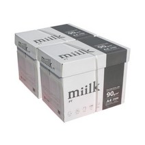 가정 학원 사무용 A4용지 밀크복사지 학교 회사 프린트용지 90g 5000매