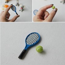 진열장장식 테니스라켓 미니어쳐 디자인소품 장식모형