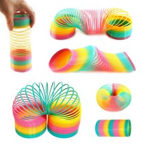 베비포 무지개 칼라링 용수철 매직링 스프링 게임, 레인보우(빅사이즈)