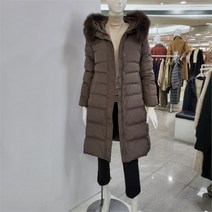 아놀드바시니 DP01 폭스퍼 다운 롱 패딩 AV11PD10M