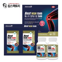 베스트 엠에스엠 MSM 1500 영양제 60정, 2개입