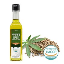 대마종자유 250ml HACCP 인증 저온압착착유 햄프씨드오일 햄프씨드유, 250ml×2병