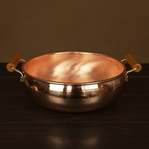 구리 동 냄비 오래된 구리 냄비 유도 밥솥 수프 Shabu 국내 안티 scalding 핸들, 01 30CM Smooth-No Lid, 한개옵션1