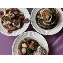 제주에서 담은 프리미엄 전복장 돌문어장 뿔소라장1.5kg 선물세트 500g 두부조림레시피, 제주전복장500g