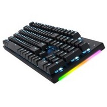콕스 교체축 사이드 RGB 기계식 게이밍 키보드 적축, 블랙, CK450, 일반형