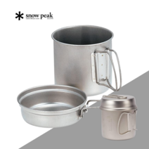 스노우피크 알루미늄 코펠 쿠커세트 1400ml 일본직배송, 1개