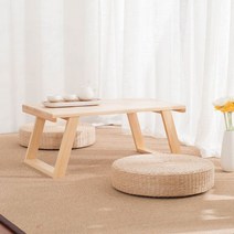 팔각소반 해주반 나주반 개다리소반 꽃 103021, 80 커피 테이블 + 이불 쿠션 2개_조립하기
