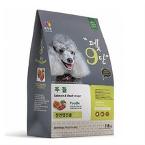 목우촌 전연령용 오리 펫9단 푸들 전용사료, 13개, 1.8kg