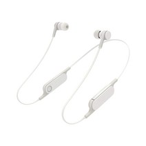 일본배송 에레콤 Bluetooth블루투스 이어폰무선 bund[1버튼만 단순한 기능 설계]스톤 화이트 LBT-HPC14MP, 단일옵션, 단일옵션