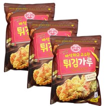 오뚜기 바삭하고 고소한 튀김가루 1kg x 3개 MI