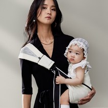 루시로다 LUX101 프리미엄 사이드 힙시트 아기띠 퓨어 아이보리