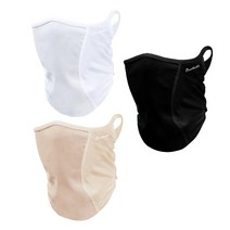 쿨메쉬마스크 360프로텍트 골프용 복면마스크 러닝용마스크 김서림방지 자외선차단, 블랙