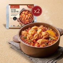 애슐리 한우대창 순살 곱도리탕 2인분x2PK (총 4인분) 야식 안주 집들이 밀키트, 730g, 2개